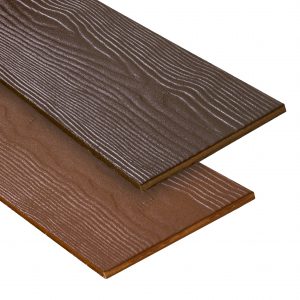 Cedral lap boards range in woodstain finish