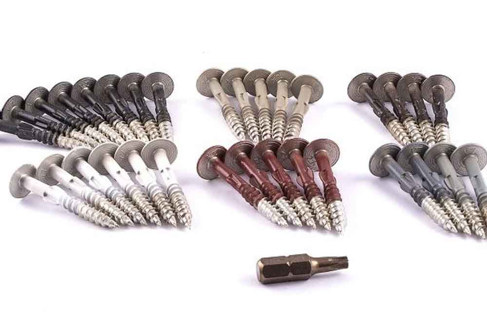 Weatherboard accessories and screws for fixing